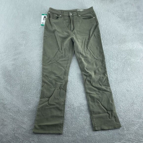 32 Degrees Cool Denim - 32 Degrees Cool Womens Sweatpant Jeans Size 12 Green Stretch NWT 1579